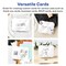 Avery 4-1/4" x 5-1/2" Rectangle Flourished Edge, Glossy White Postcards